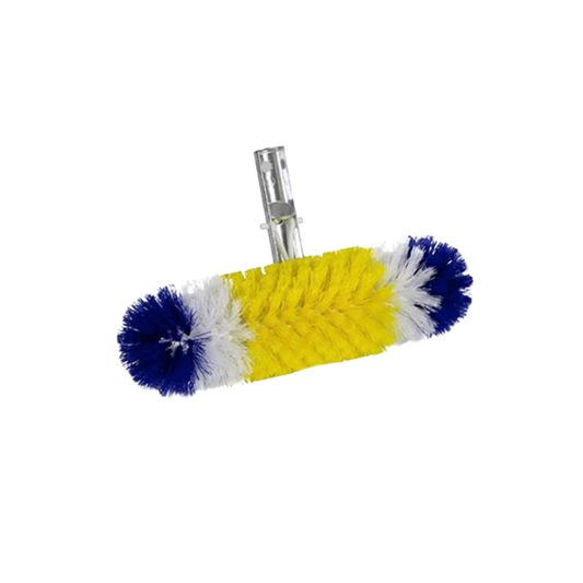 360-Degree Bristles Blue Torrent Pool Brush 12" Patented and Professional-Endorsed