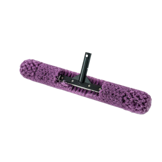 Ultra-Soft 360-Degree Bristles Blue Torrent Pool Brush 24" Patented and Professional-Endorsed Purple