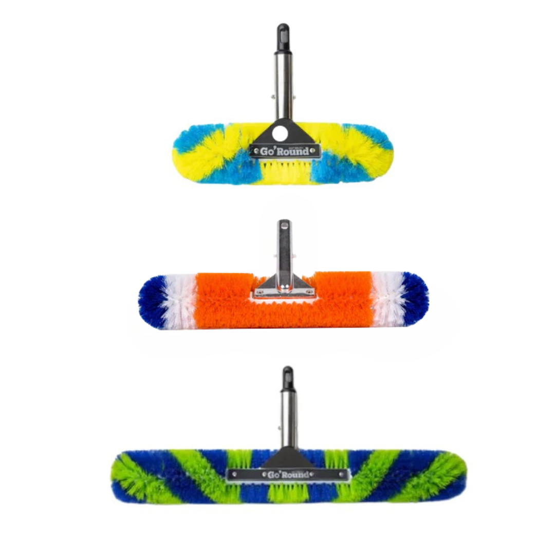 3-Pack Go'Round 360™ Pool Brush Bundle